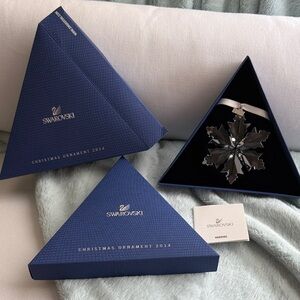 Swarovski Silver Snowflake Ornament 2014